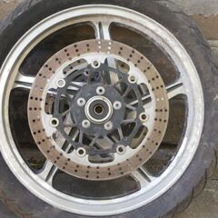 ゼファー400　ホイール　前後輪　レストアベース。の画像