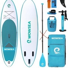 WOWSEA サップ SUP インフレータブル スタンドアップパドルボード 2人乗 耐荷重150kgの画像