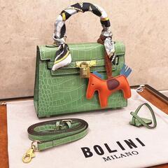 最高峰28万◆イタリア・ミラノ発*BOLINI・最上級牛革・クロ...