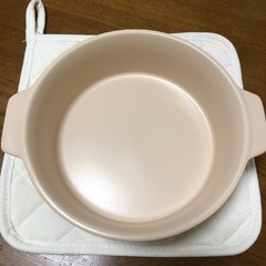 ヨーロッパ風　グラタン皿　ベージュ　陶器　シチュー等に♪の画像