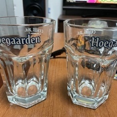【新品未使用品】ヒューガルデン　グラス2個セット