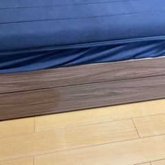 シングルベッド ダークブラウン の画像