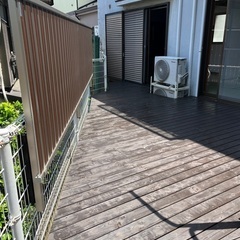 ウッドデッキ・軒・ウォークインクローゼットの画像