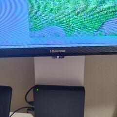 8月11日限定で値下げ　ハイエンス43E6Gとテレビスタンドの画像