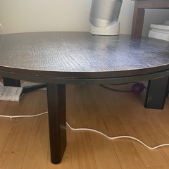 美品　ローテーブル　丸型　の画像