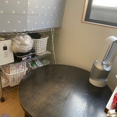 美品　ローテーブル　丸型　の画像