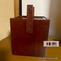 引き出し付き小物入れ　鏡付き小物入れの画像