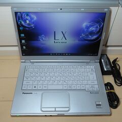 JC0702 パナソニック ノートパソコン Let\'s Note CF-LX6 14型  8GB/SSD256 Win11 office