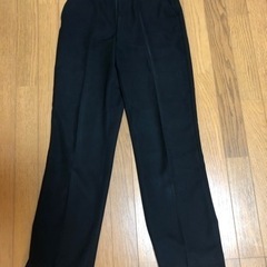 学生ズボン　スラックス　黒　冬用　男子中学生