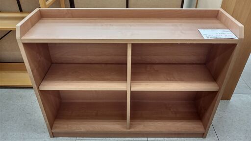 ★ジモティ割あり★  飾り棚 ライトブラウン H75×D28×W100 クリーニング済み TJ1455