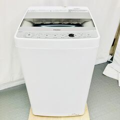 Haier ハイアール 5.5kg 洗濯機 JW-AE55 2022年製 一人暮らし 小型 ホワイト シルバー 高年式 / C【01】の画像