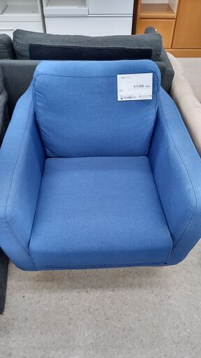 ★ジモティ割あり★  ソファー 青 H×D×W クリーニング済み TJ1468