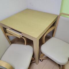 訳あり こたつテーブル チェアセット