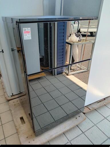 ★【ツインバード】2ドア冷蔵庫　ガラストップ　直冷式　2016年86L(HR-D287)【3ヶ月保証付き★送料に設置込み】自社配送時代引き可※現金、クレジット、スマホ決済対応※