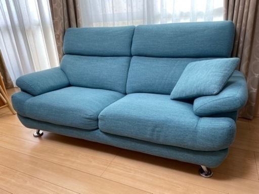 3人用布張りソファ(NポケットA13 DR-TBL)