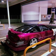 日産　シルビア　180sx MT ターボ（黒ヘッド）の画像