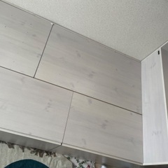 ベッド/収納付きベッド/白の画像