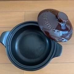 陶製洋風土鍋17cmの画像