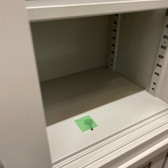 書庫　書棚ガラス戸　事務用品　棚　の画像