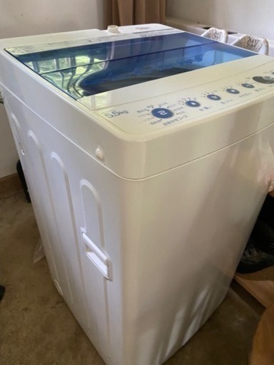 洗濯機　美品　5.5kg2019年製