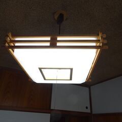 和室照明 木枠 ６〜8畳用　の画像