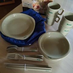 ロゴス　箸付きディナーセット　新品未使用の画像