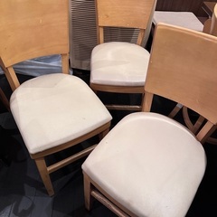 無料　椅子三脚と立看板