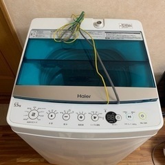 無料 洗濯機　2019年製造