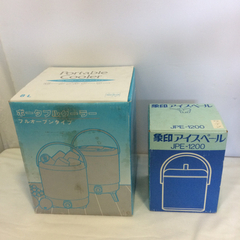 △【最終 クリアランスセール】　未使用品 アイスペール JPE-1200・ポータブルクーラー 8L フルオープンタイプ の画像