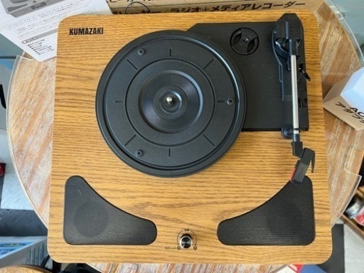 新品同様‼️レコードプレーヤー‼️ラジオ➕メディアレコーダー‼️