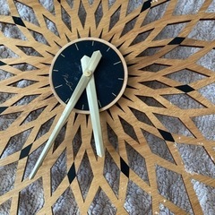 おしゃれな掛け時計（ジャンク品）0円　の画像