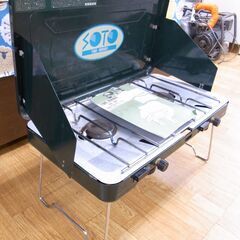 SOTO 2バーナー ST-501 コンロ 94年製 アウトドア キャンプ バーベキュー ソト ツーバーナー 現状品 西岡店の画像