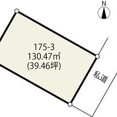お値下げしました！大崎市古川中里　売地　198万円