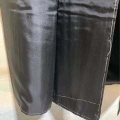 さらにお値下げしました！　女性用　黒紋付き　未使用品の画像