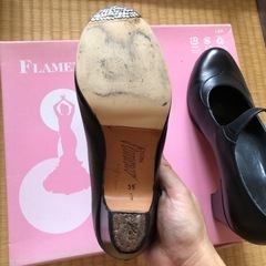 【値下げ！美品】Don Flamencoフラメンコシューズ（釘あり）の画像