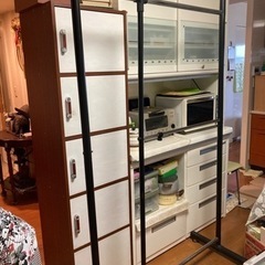 長いコートもらくらく頑丈ハンガーラックの画像