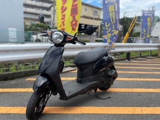 【人気車種入庫✨】スズキ　レッツ　人気の黒入荷です！程度良好【配送•当日納車OK】