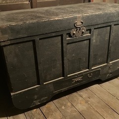 【至急】長持 骨董品 アンティーク 和簞笥 昭和レトロ