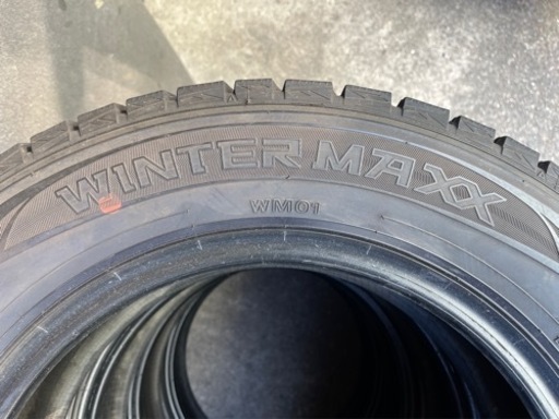 721-1）工賃込み！195/65R15ダンロップスタッドレス 中古4本セット！17年製WM01