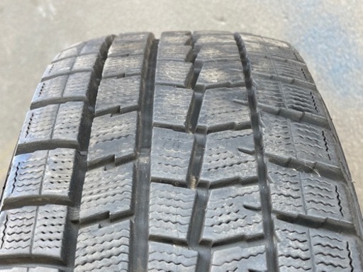 721-1）工賃込み！195/65R15ダンロップスタッドレス 中古4本セット！17年製WM01