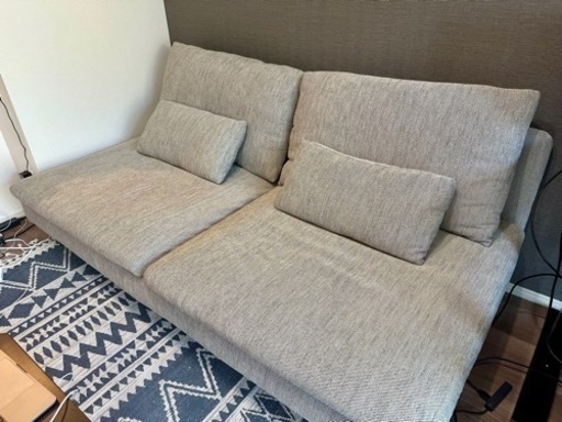 IKEA ソーデルハムン 3人掛けソファ(美品)※7月中のみ