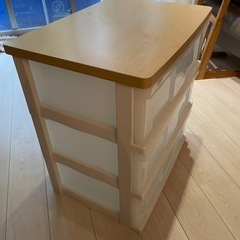 三段　収納　衣装棚　洋服棚  の画像
