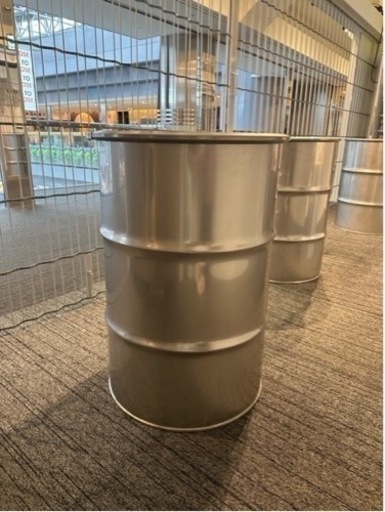 ステンレス オープン ドラム缶 200L 3台