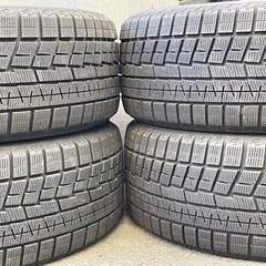 721-4）工賃込み！225/55R17ヨコハマスタッドレス 中古4本セット！19年製アイスガードIG60の画像
