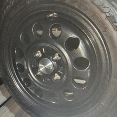 超美品！ハイゼット4本セット１５５／６５Ｒ14　 ケイフィネス　14✕4.5Jの画像