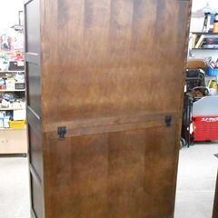 北海道民芸家具 和ダンス 幅106cm 奥行59cm 高さ195cm チェスト タンス 箪笥 整理箪笥 高級家具 札幌 西野店の画像