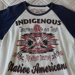 メンズTシャツ七分丈の画像