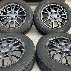 195/65R15スタッドレスタイヤ付きホイール4本　ノア、ヴォクシー、ステップワゴン等　ランクB