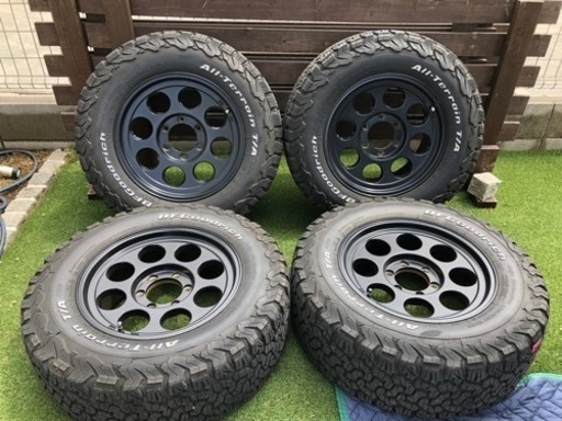 【引き取り限定　表示価格より¥5000引き】プラド150 ホイール　bfグッドリッチ4本セット