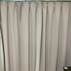 カーテン　ダークピンク